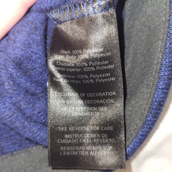 High Siera Mens Blue Zip-Up Sweater - Picture 16 of 16